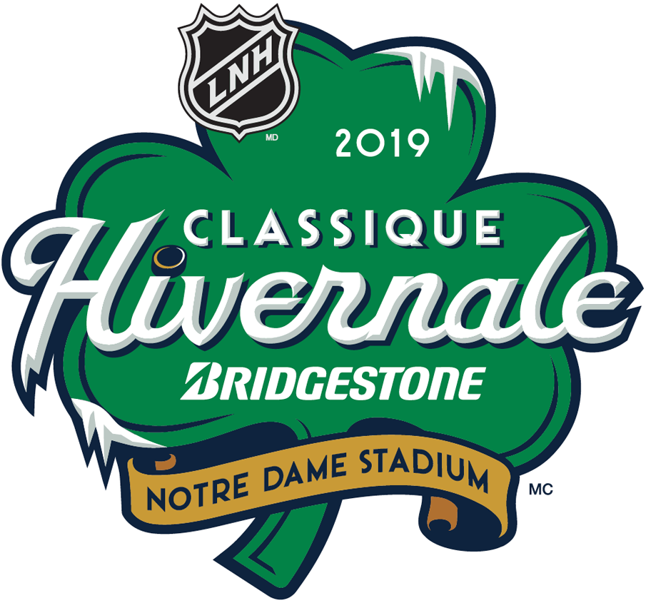 NHL Winter Classic 2019 Alt. Language Logo iron on heat transfer